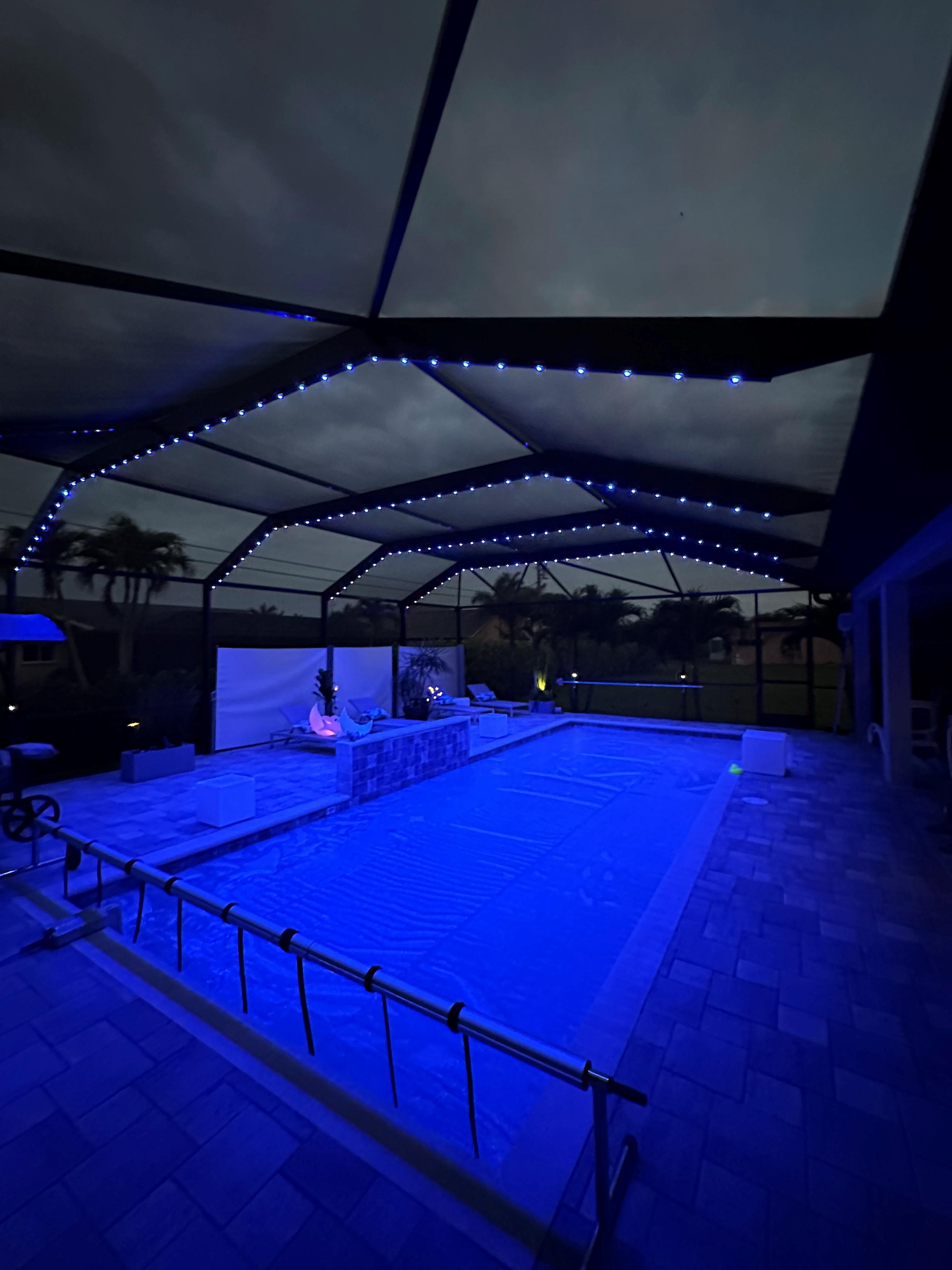 Blue Pool/Lanai Lighting